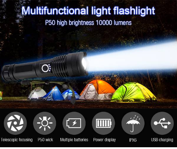 Lanterna Tática LED P50