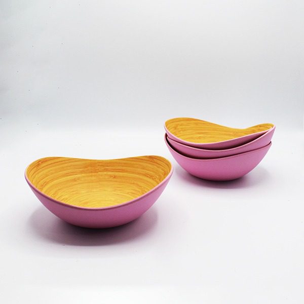 Taça bamboo rosa