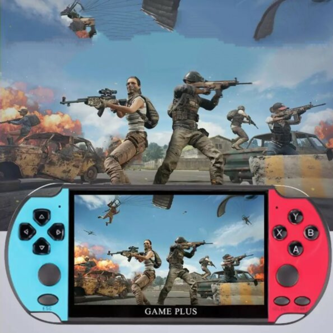 Consola X7 Plus Portátil 8GB com 500 Jogos Clássicos