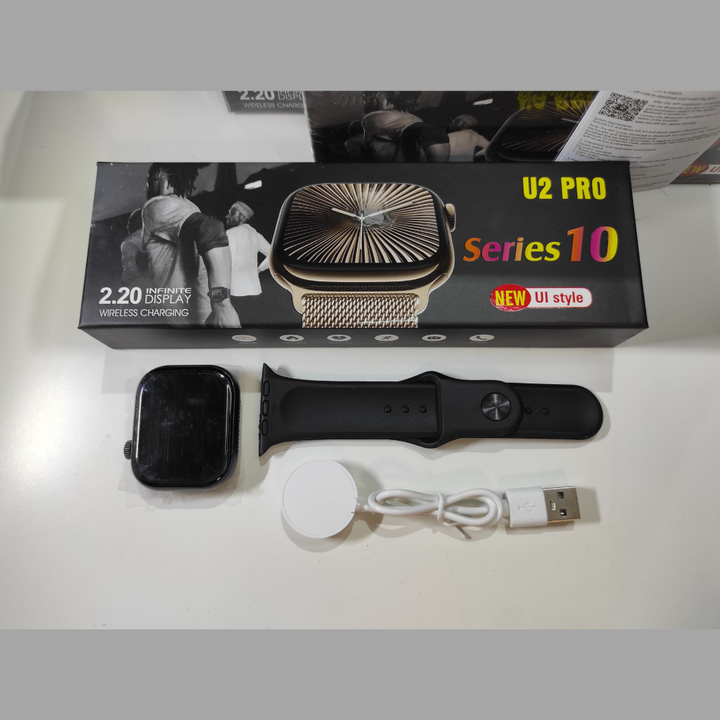 Smartwatch Série 10 com Ecrã de 2.2” – Preto