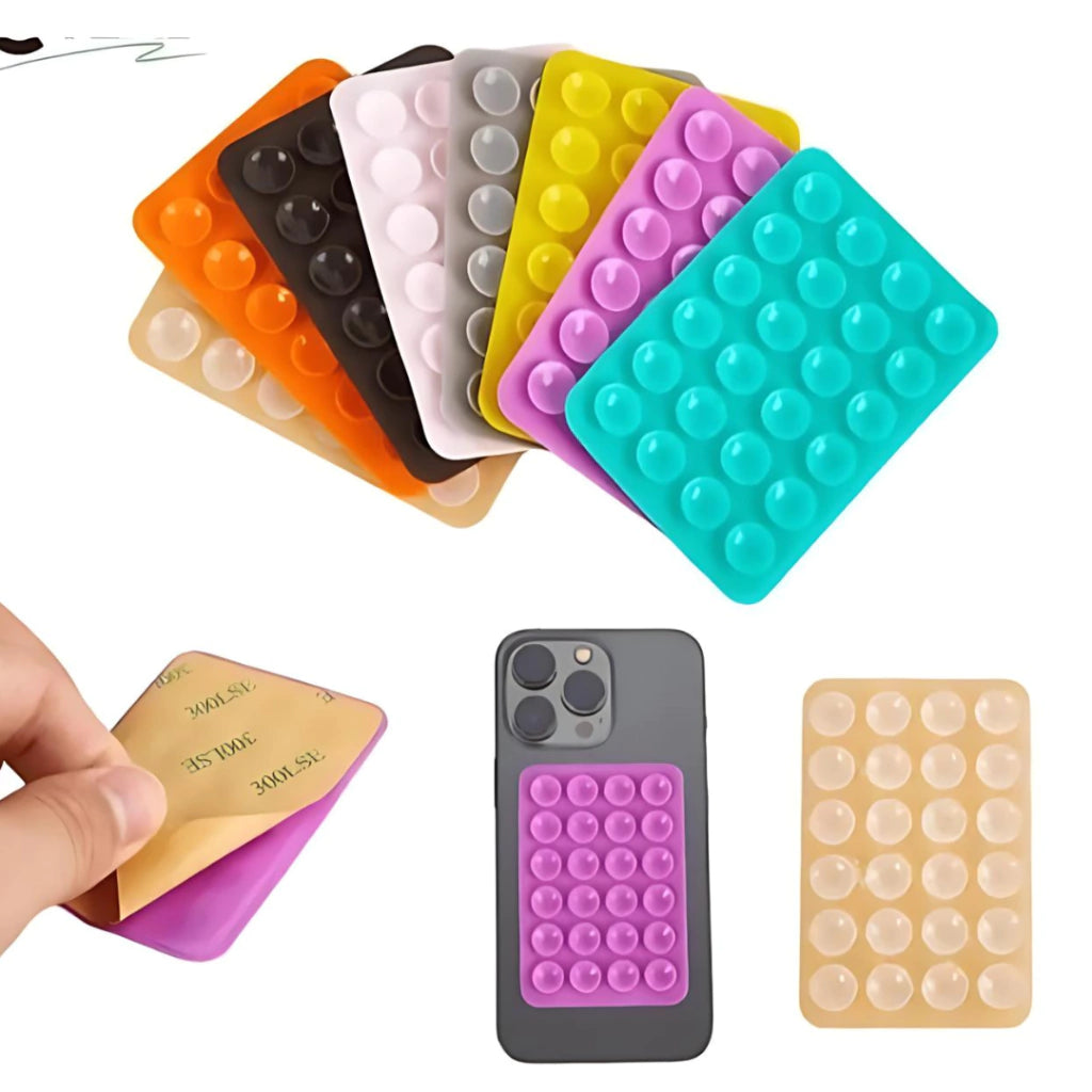 Pack de 10 Ventosas em Silicone para Telemóveis