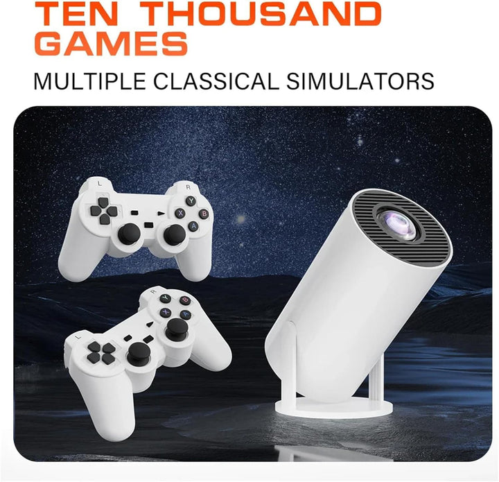 Projetor Video 2EM1 com Consola de Jogos