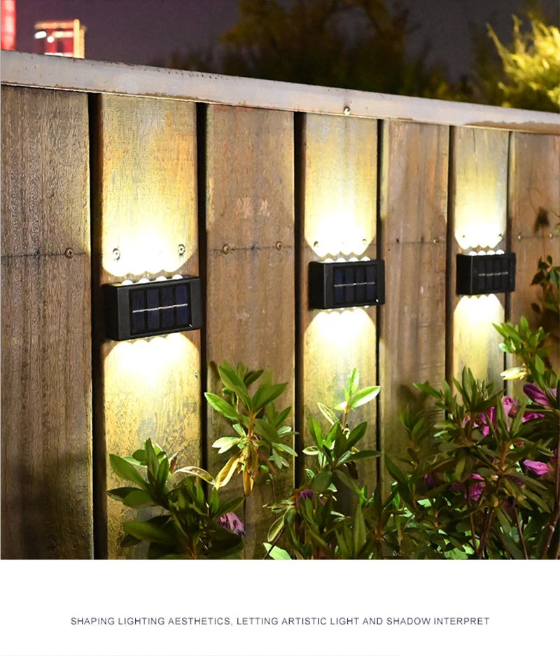 PACK 3 Unidades Luz Solar de Dupla Face - 12 LEDS