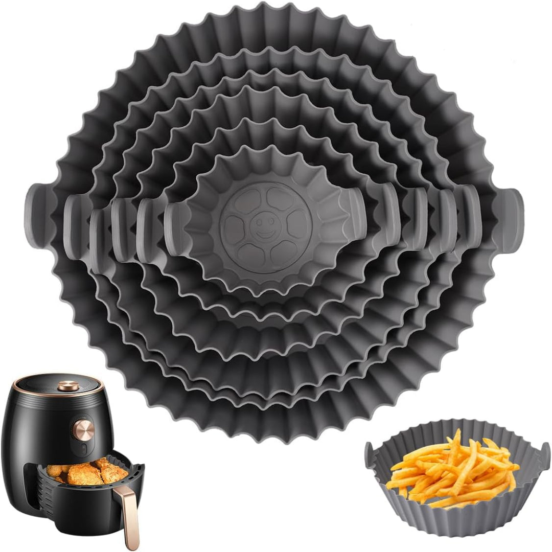 Pack 6 Formas em Silicone para AirFryer