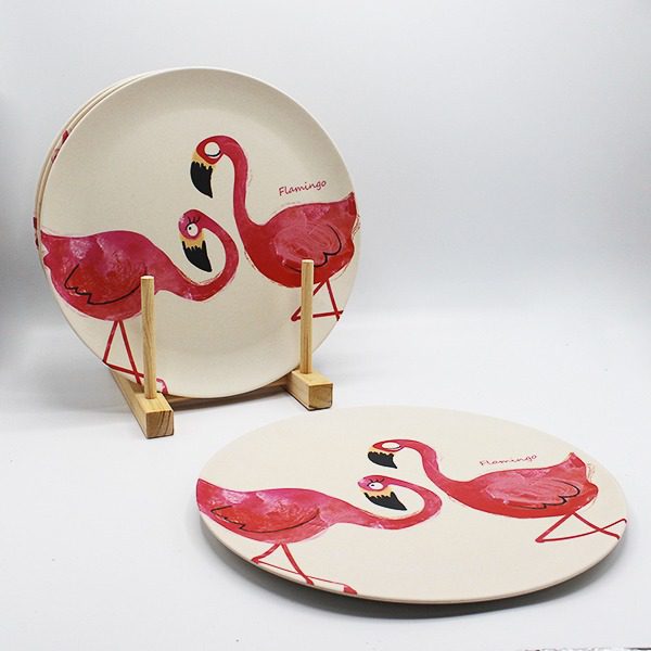 Prato raso bamboo Flamingo