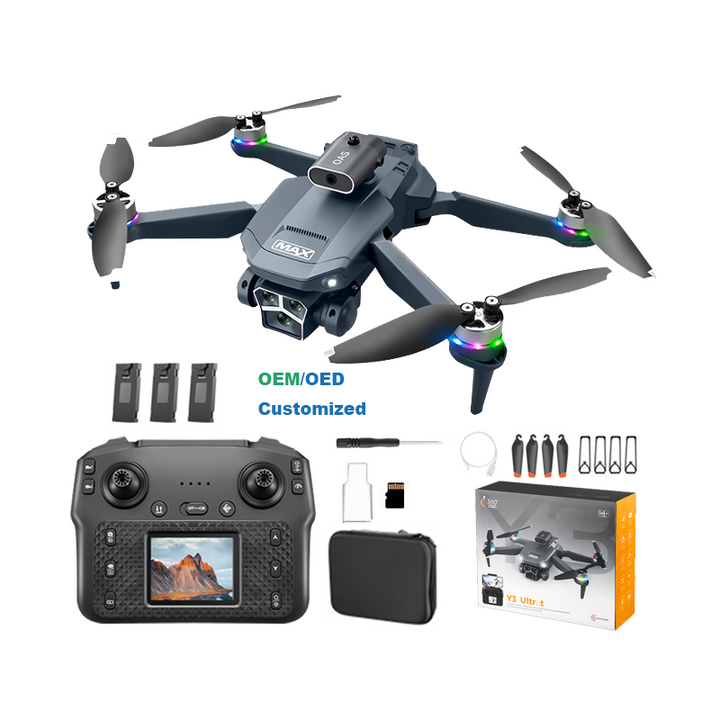 Drone Y3 Ultra | Comando com Ecrã Integrado, Câmara HD até 4K