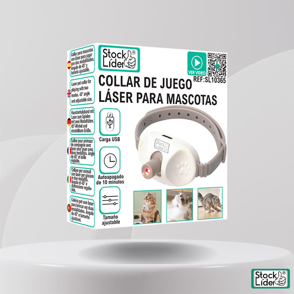 Coleira de Jogo de Laser para Gatos