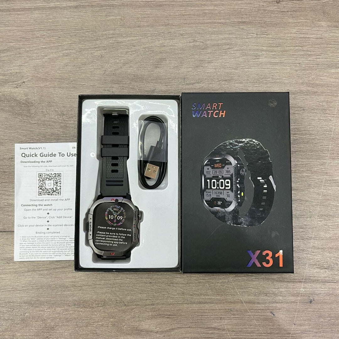 Smartwatch X30 – Conectividade e Saúde no Seu Pulso