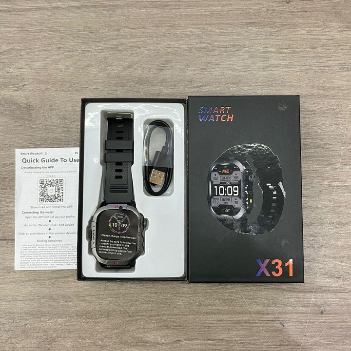 Smartwatch X30 – Conectividade e Saúde no Seu Pulso