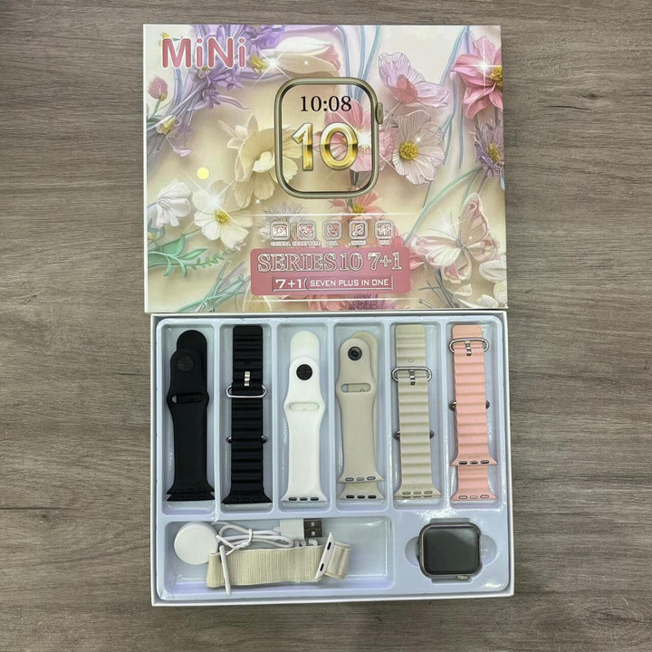 Smartwatch Mini 7 em 1 – Compacto, Versátil e com Estilo