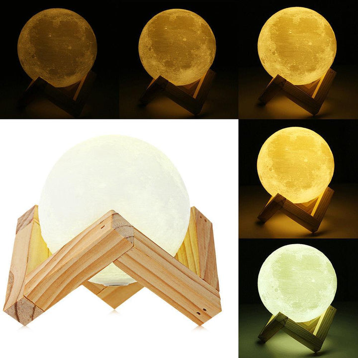 Candeeiro Lua 3D