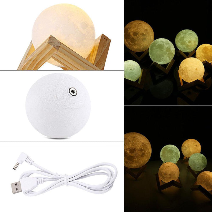 Candeeiro Lua 3D