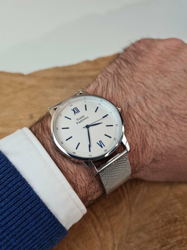 Relógio Super Padrinho em Aço