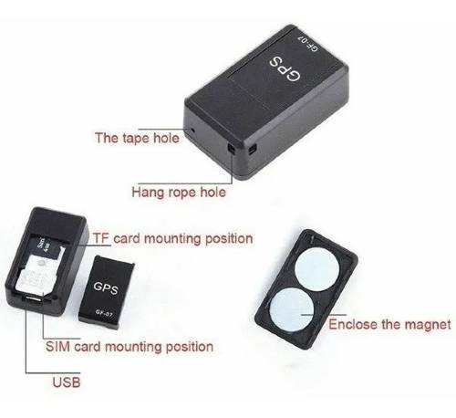 Mini GPS Tracker GF-07 - Localizador GPS