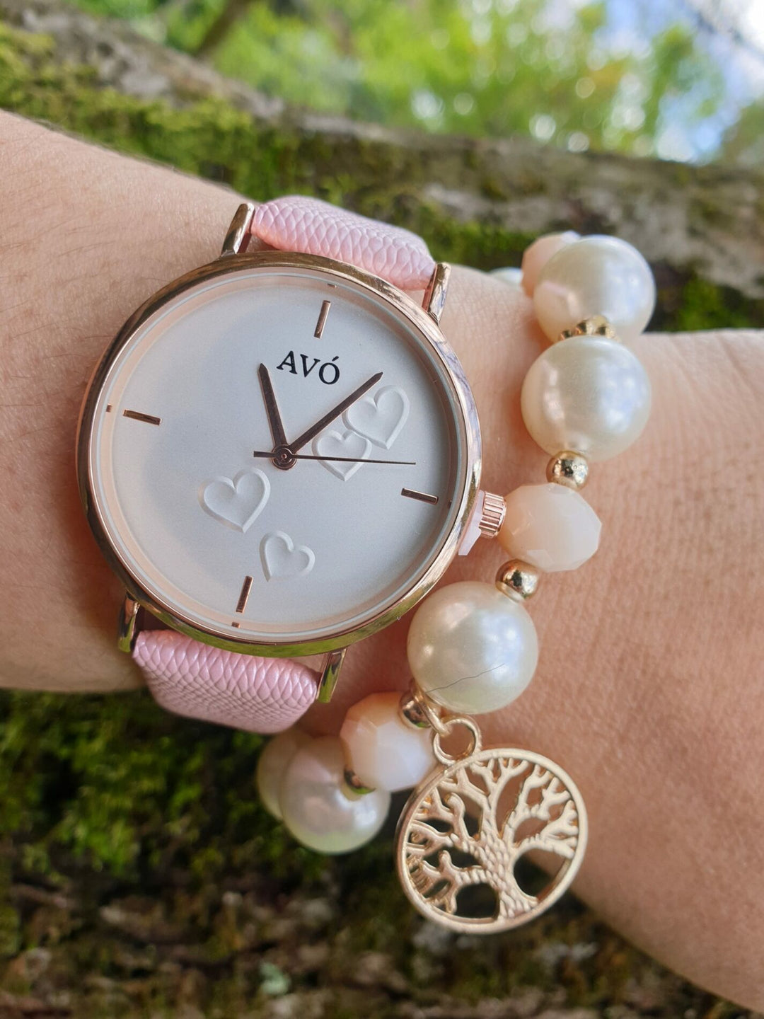 Relógio avó love ecopele