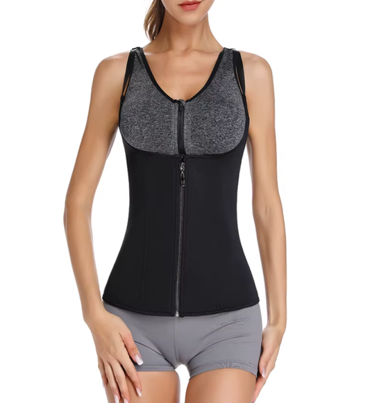 Corset Modelador Neopreno com Alças Ajustáveis