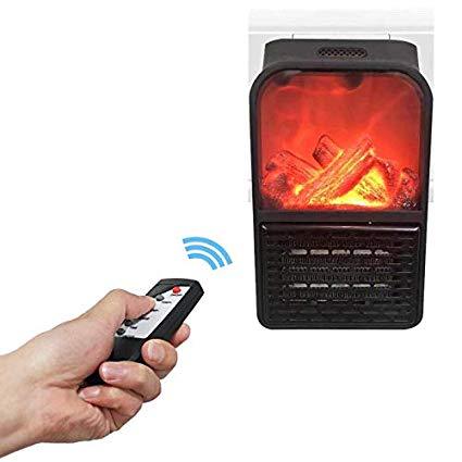 Aquecedor elétrico portátil com comando 1000W