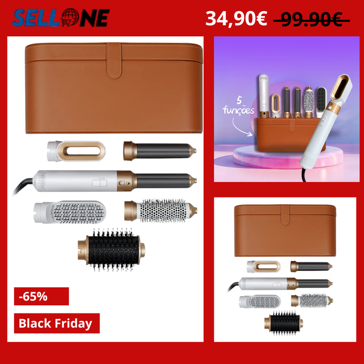 Escova Profissional 5EM1 com Mala Incluída