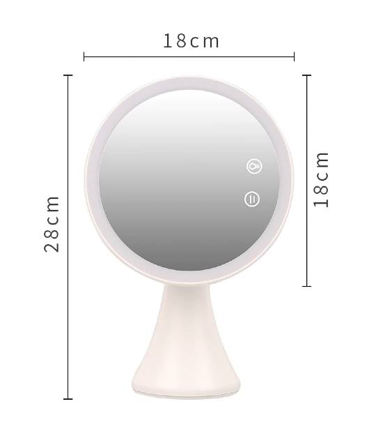 Espelho de Mesa Luz Led QS-619