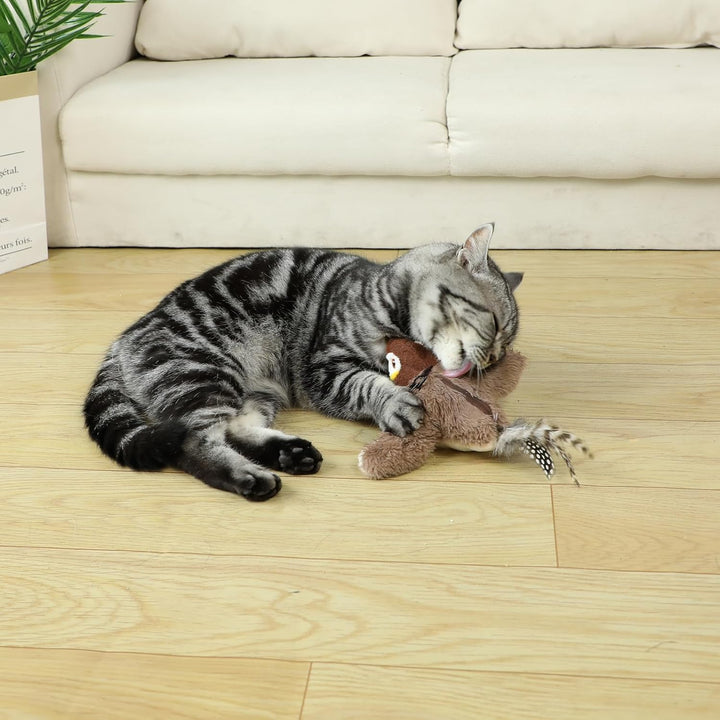 Brinquedo Interativo Pássaro Voador para Gatos