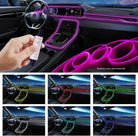 Tira de luz ambiente multifuncional 7 colores RGB para coches - additional image 3