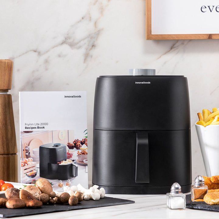 Fritadeira sem Óleo InnovaGoods Fryinn Lite 2000 Preto 1200 W 2 L