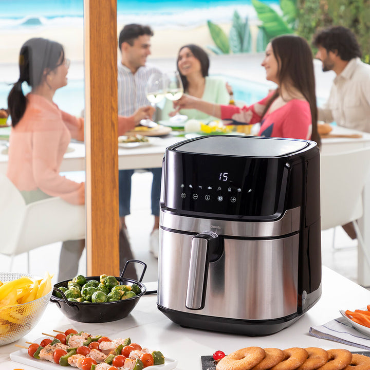 Fritadeira Air Fryer Fryinn Pro 5500 Preto Aço inoxidável 1700 W 5,5 L