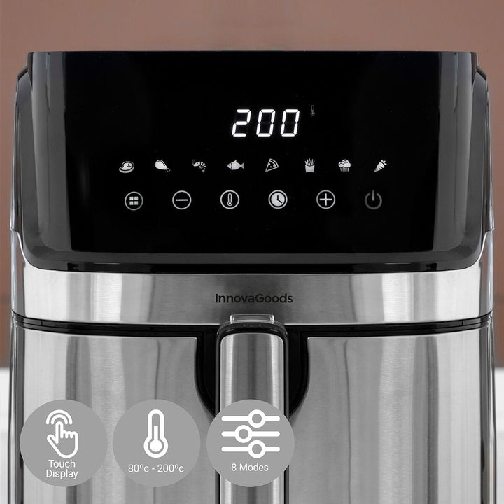 Fritadeira Air Fryer Fryinn Pro 5500 Preto Aço inoxidável 1700 W 5,5 L