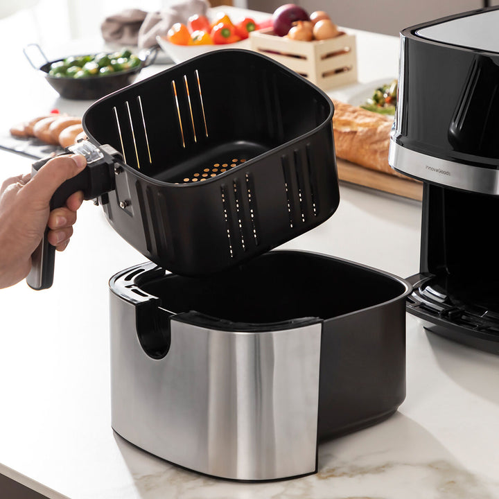 Fritadeira Air Fryer Fryinn Pro 5500 Preto Aço inoxidável 1700 W 5,5 L