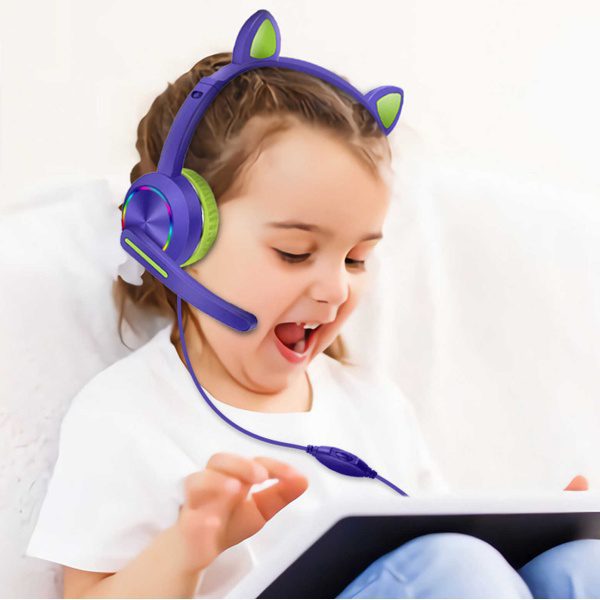 Auscultadores com microfone Cat Ear