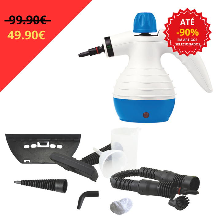 Limpeza a Vapor Eléctrica – Potente, Segura e Multiusos