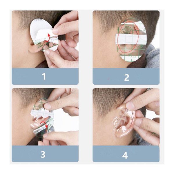Adesivos de Ouvido para Criança à Prova de Água - Pack 10