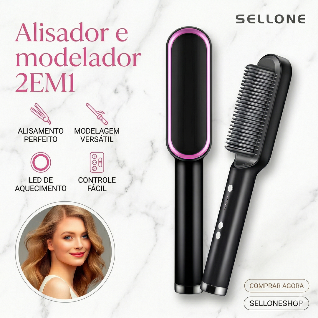 Alisador e modelador 2EM1