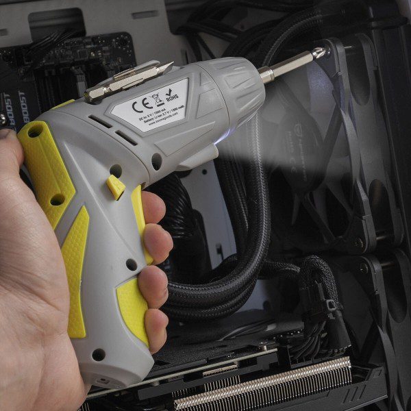 Aparafusadora Elétrica Sem Fios Multiposição com Acessórios Drivelite 33 Peças