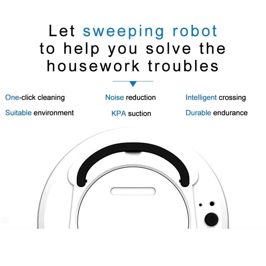 Aspirador Robot Inteligente 3 em 1 – Varrer, Aspirar e Esfregar com 3.500PA de Sucção Potente