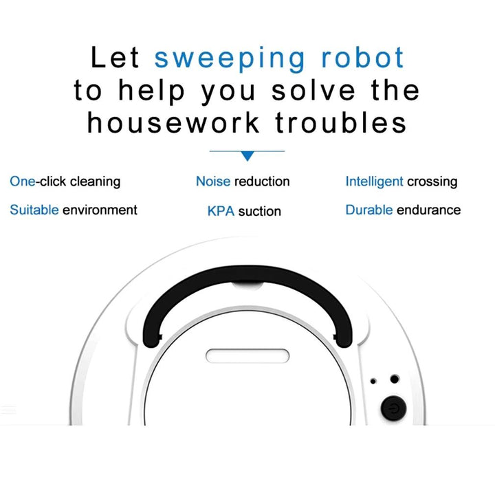 Aspirador Robot Inteligente 3 em 1 – Varrer, Aspirar e Esfregar com 3.500PA de Sucção Potente