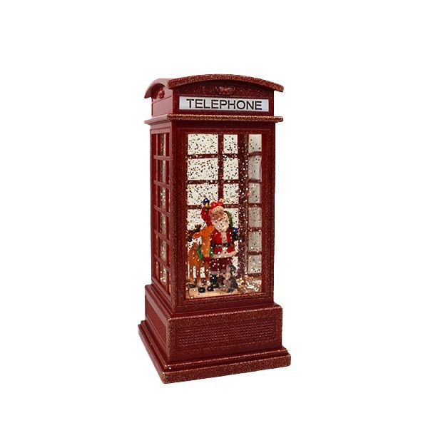 Cabine de telefone mágica Natal