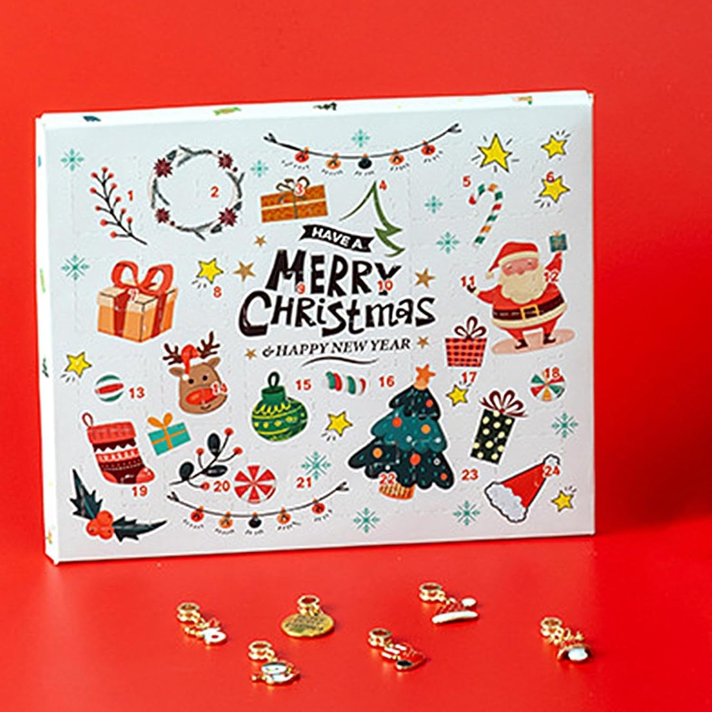 Calendário do Advento de Natal Pulseiras 2024