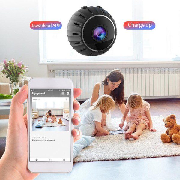 Câmara de Vigilância WiFi com Visão Noturna