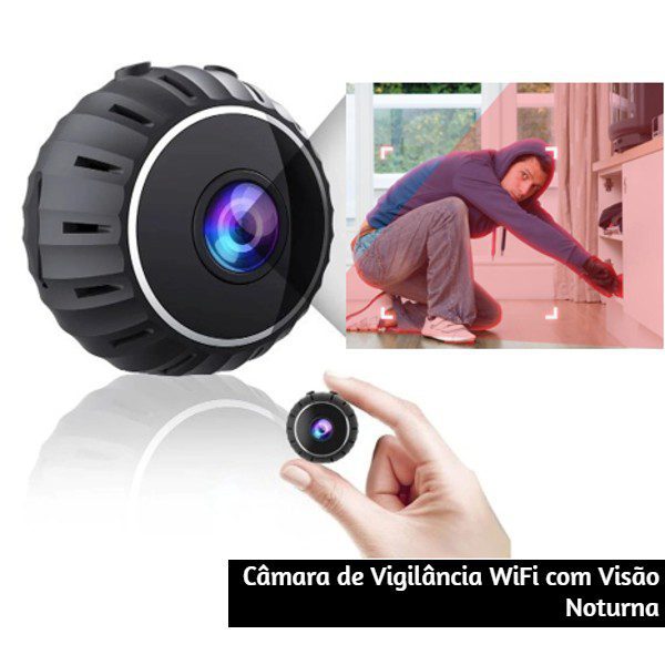 Câmara de Vigilância WiFi com Visão Noturna