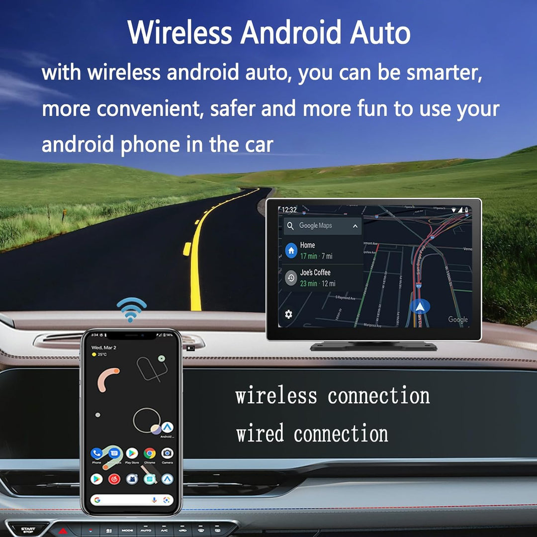 Carplay Q-CA770 Portátil Android Auto 4K - Oferta Câmera Traseira