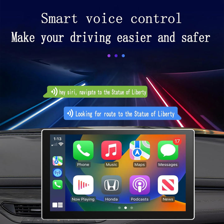 Carplay Q-CA770 Portátil Android Auto 4K - Oferta Câmera Traseira