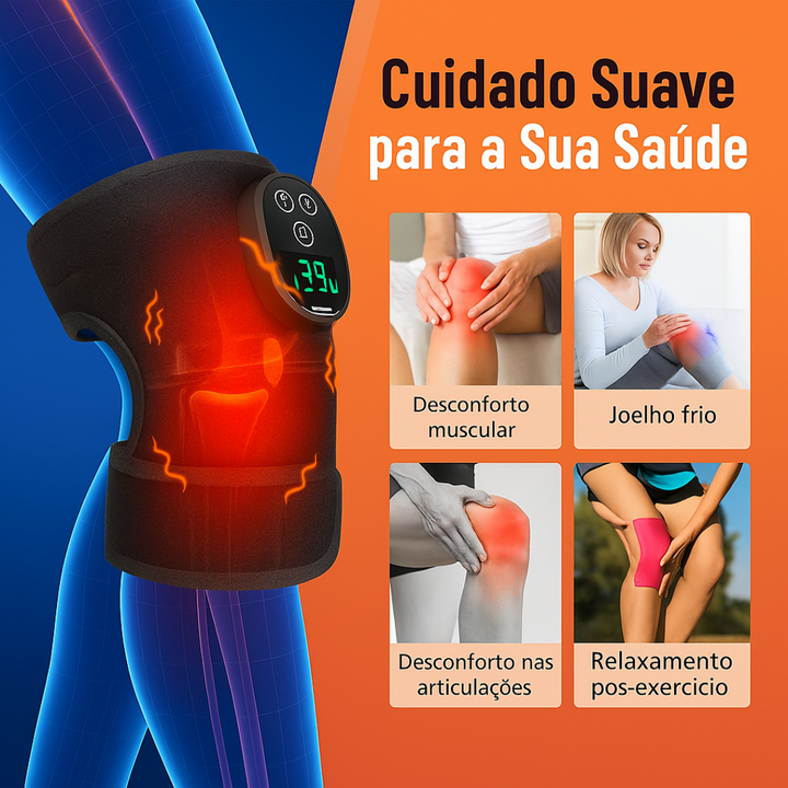 Massajador de Joelho Aquecido