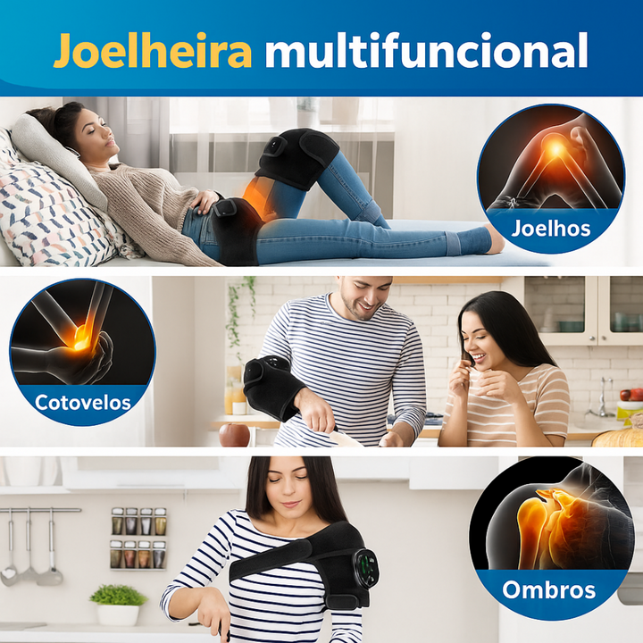 Massajador de Joelho Aquecido