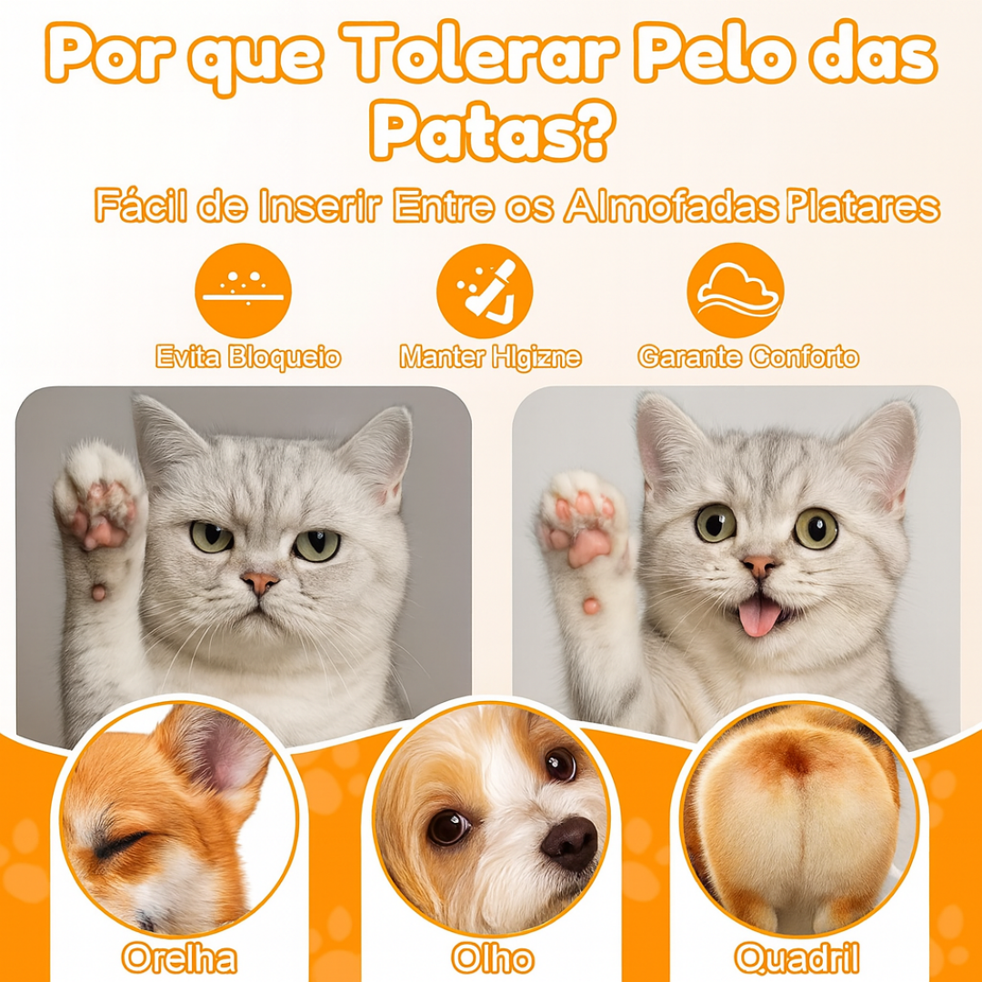 Máquina de Corta-Pelos Profissional para Animais