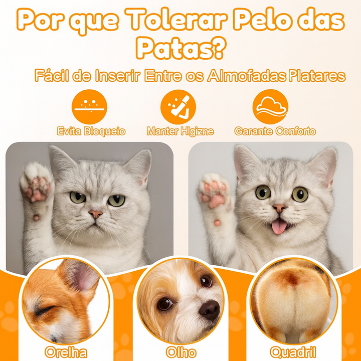 Máquina de Corta-Pelos Profissional para Animais
