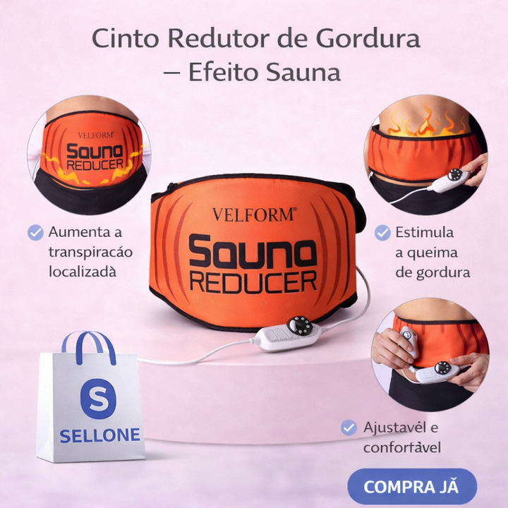 Cinturão Redutor de Gordura - Efeito Sauna