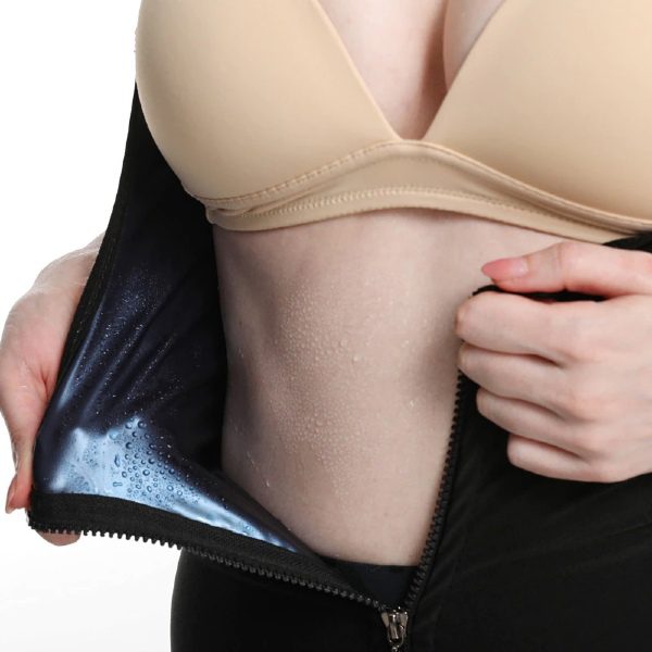 Colete sauna com fecho Sweat Shaper