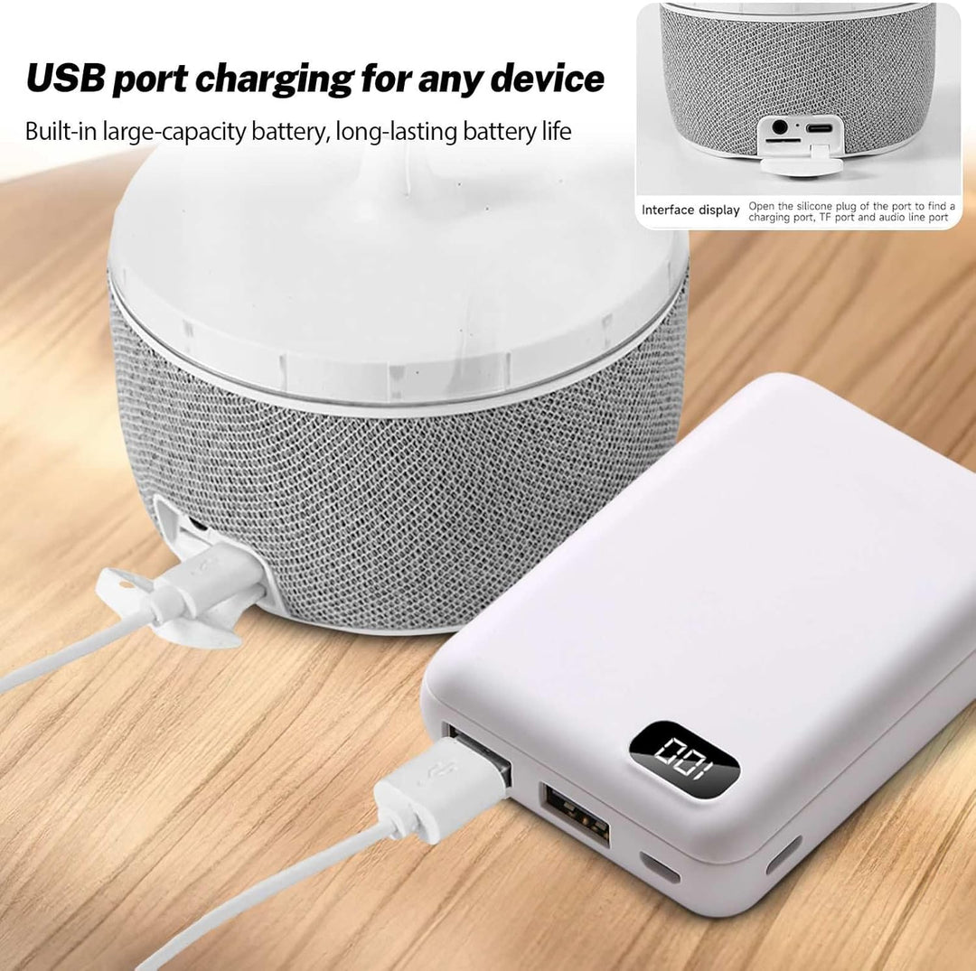 Coluna Bluetooth 2EM1 Medusas que mudam de Cor