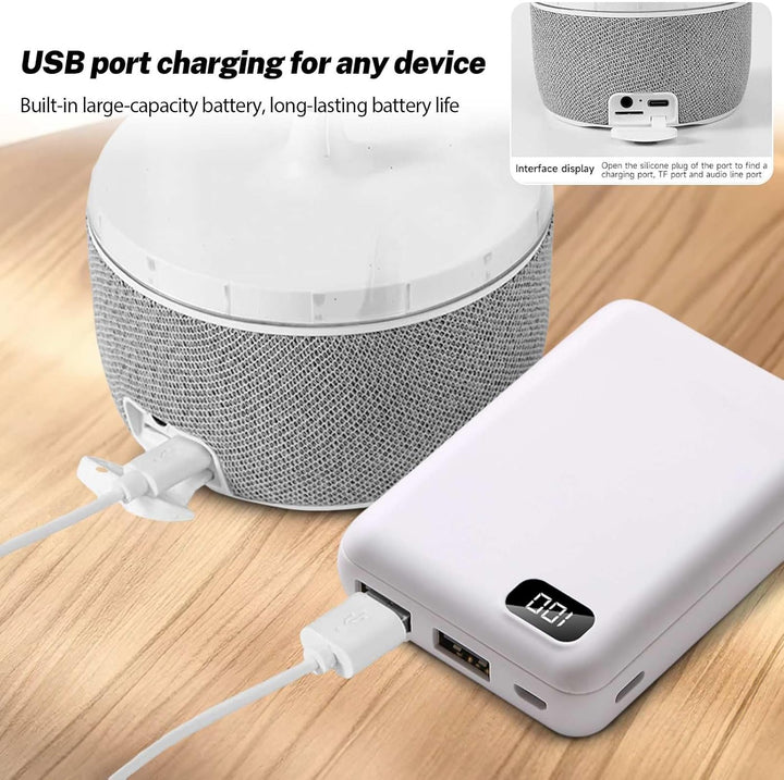 Coluna Bluetooth 2EM1 Medusas que mudam de Cor
